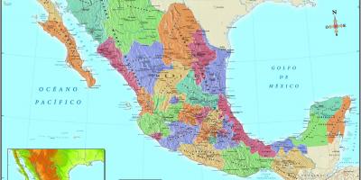 Karta över Mexico City postnummer