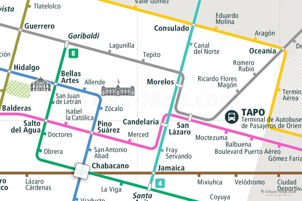 karta över golfkusten Mexico City 