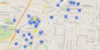 Bög karta Mexico City