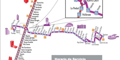 Karta metrobus Mexico City