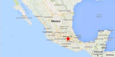 Huvudstaden Mexico karta